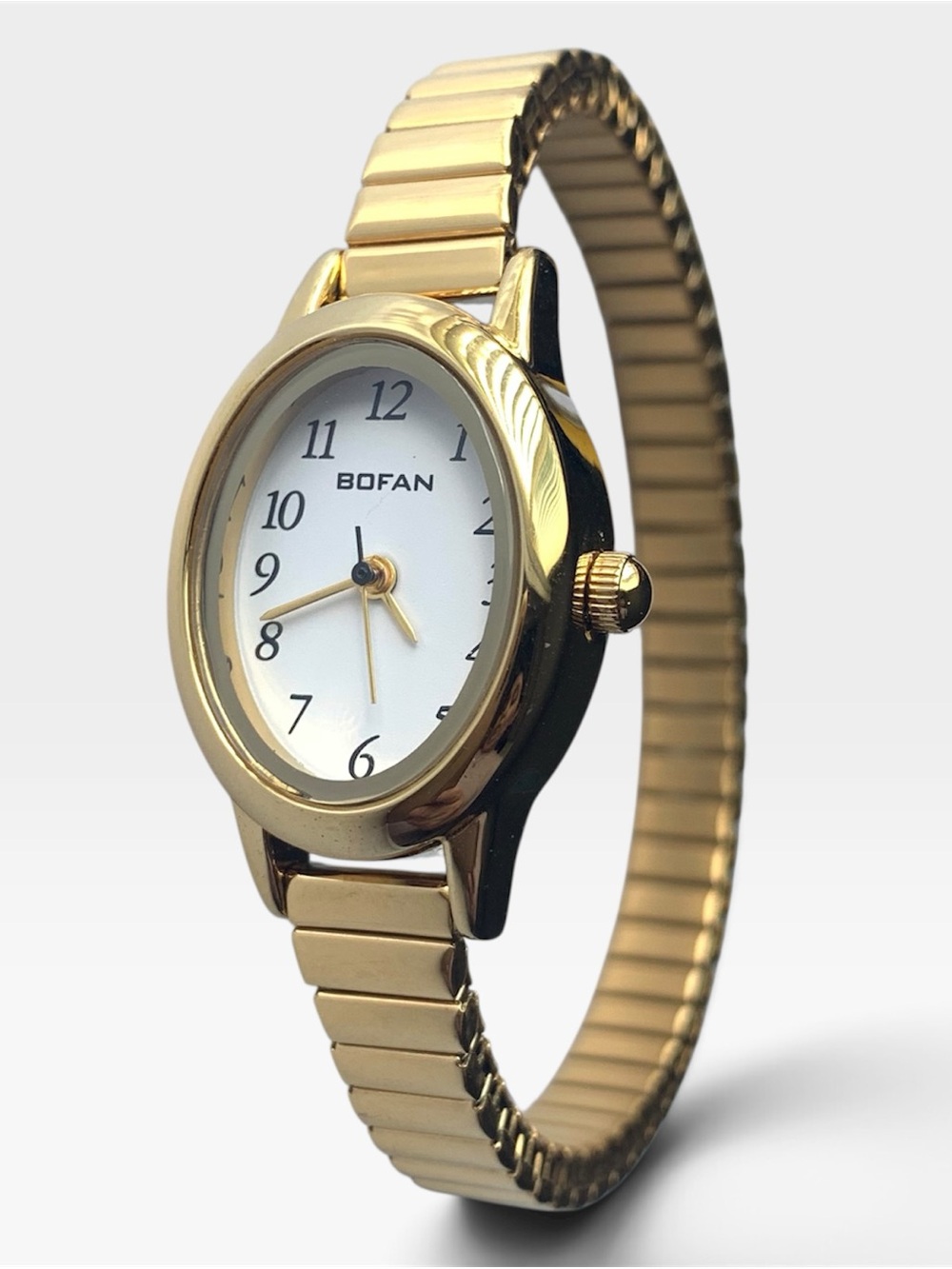 Women's Gold-Tone Stretch Bracelet Watch
